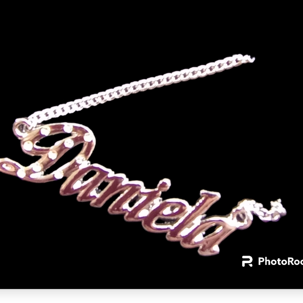 Exquisite Jewelry Nameplate Necklace Daniela